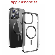 Swissten Clear Jelly MagStick Metallic iPhone Xs fekete tok (36500116) tok és táska