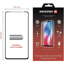 Swissten Full Glue Huawei NOVA 5T 3D üvegfólia - fekete (54501756) mobiltelefon kellék
