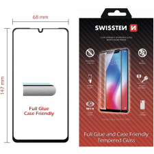 Swissten Full Glue Huawei P30 Lite 3D üvegfólia - fekete (54501723) mobiltelefon kellék