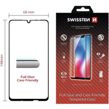 Swissten Full Glue Huawei P Smart 2019 / Smart 10 Lite 3D üvegfólia - fekete mobiltelefon kellék