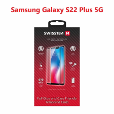 Swissten Full Glue Samsung S906 Galaxy S22+ 5G 3D üvegfólia - fekete (54501827) mobiltelefon kellék