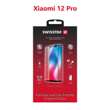 Swissten Full Glue Xiaomi 12 Pro 3D üvegfólia - fekete mobiltelefon kellék