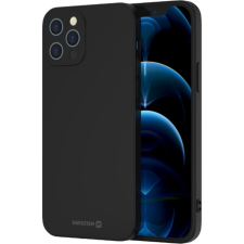 Swissten Soft Joy szilikon tok iPhone 14 Plus, fekete (34500268) (34500268) tok és táska