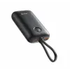 Swissten Voltbox 35W 10000 mAh integrált USB-C és Lightning kábelekkel fekete