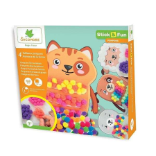 Sycomore Stick&Fun Pompon Farm Állatok - kreatív készlet kreatív és készségfejlesztő