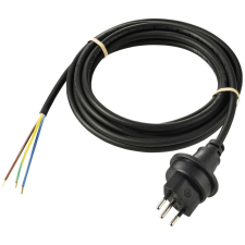 Sygonix hálózati kábel 3m fekete (SY-5768434) (SY-5768434) kábel és adapter