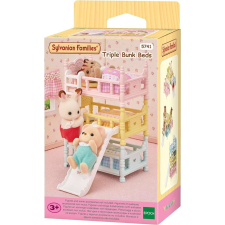 Sylvanian családok - háromágyas emeletes ágyak játékfigura