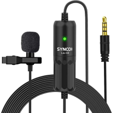 SYNCO Lav-S8 csiptetős, gömbkarakterisztikás kondenzátor mikrofon mikrofon