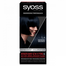  Syoss 1-4 kékesfekete tartós hajfesték hajfesték, színező