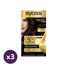 Syoss Color Oleo intenzív olaj hajfesték 4-86 csokoládé barna (3x1 db) hajfesték, színező