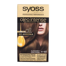 Syoss Oleo Intense Permanent Oil Color hajfesték 50 ml nőknek 4-60 Gold Brown hajfesték, színező