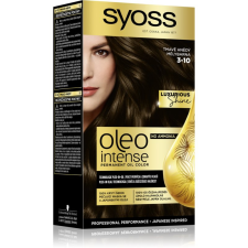 Syoss Oleo Intense tartós hajfesték olajjal árnyalat 3-10 Deep Brown hajfesték, színező