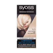 Syoss Permanent Coloration Permanent Blond hajfesték 50 ml nőknek 9-5 Frozen Pearl Blond hajfesték, színező