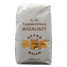 Szabó Malom teljes kiőrlésű BL-200 búzaliszt 1000g sütés, főzés