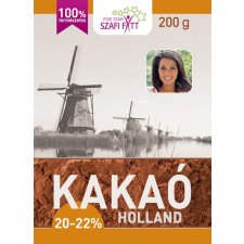 SZAFI Fitt Holland Kakaópor 20-22% 200 G csokoládé és édesség
