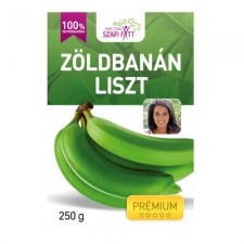 Szafi Fitt prémium zöldbanán liszt 250 g reform élelmiszer