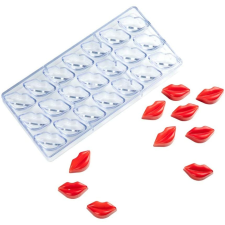 Száj alakú bonbon forma, polikarbonát, 27,5×13,5 cm sütés és főzés