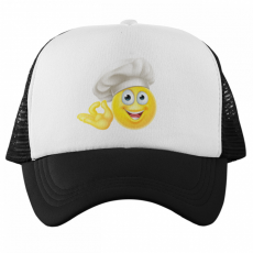  Szakács Emoji - Trucker Hálós Baseball Sapka