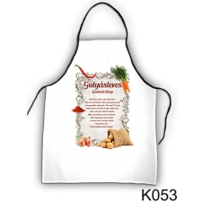  Szakács kötény, Gulyásleves angolul ajándéktárgy