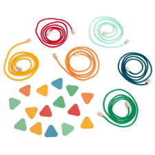  Szaladj a színekhez - gyorsasági, színfelismerő játék  - BS Toys kerti játék