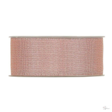  Szalag csillogós textil 40 mm x 20 m mályva dekorációs kellék