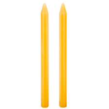  Szálas gyertya kakaó 27cm 2db/csom (db ár) dekorációs kellék