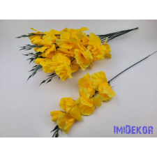  Szálas kardvirág 54 cm - Sárga dekorációs kellék
