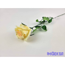  Szálas rózsa 61 cm - Vajas Barack dekoráció
