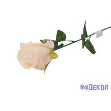  Szálas selyem rózsa 65 cm - Ekrü dekorációs kellék