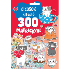 Szalay könyvek Cicusok kifestő - 300 Matricával kreatív és készségfejlesztő