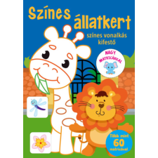 Szalay könyvek Színes állatkert - Színes vonalkás kifestő gyermek- és ifjúsági könyv