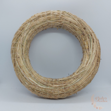Szalma koszorú alap - 25 cm dekorációs kellék