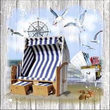  Szalvéta – Beach chair papírárú, csomagoló és tárolóeszköz