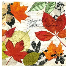  Szalvéta - őszi levelek papírárú, csomagoló és tárolóeszköz