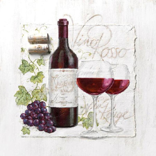  Szalvéta – Vino rosso papírárú, csomagoló és tárolóeszköz