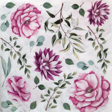  Szalvéta – virágzó dáliák papírárú, csomagoló és tárolóeszköz