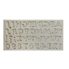 Szám és betű fondant forma, szilikon, 18,9×9,9 cm sütés és főzés
