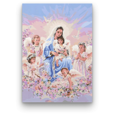 Számfestő Angyalok - számfestő készlet kreatív és készségfejlesztő