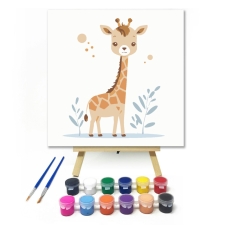 Számfestő Barátságos zsiráf - gyerek számfestő készlet kreatív és készségfejlesztő