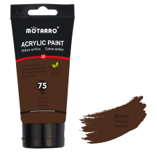 Számfestő Barna Akrilfesték - Motarro, (75ml) kreatív és készségfejlesztő