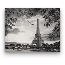 Számfestő Eiffel Torony - számfestő készlet kreatív és készségfejlesztő