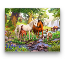 Számfestő Gyönyörű család - számfestő készlet kreatív és készségfejlesztő