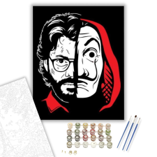 Számfestő.hu A maszk mögött - számfestő készlet – 40×50 cm (Keretre feszítve) kreatív és készségfejlesztő