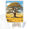 Számfestő.hu Acacia Fa a Szavannán - számfestő készlet – 60×70 cm (Keretre feszítve)
