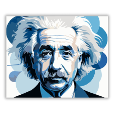 Számfestő.hu Albert Einstein Portré - számfestő készlet kreatív és készségfejlesztő