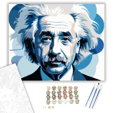Számfestő.hu Albert Einstein Portré - számfestő készlet – 60×70 cm (Keretre feszítve) kreatív és készségfejlesztő