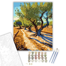 Számfestő.hu Andalúziai Olajfaliget - számfestő készlet – 60×70 cm (Keret nélkül) kreatív és készségfejlesztő