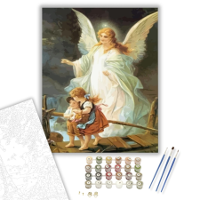 Számfestő.hu Angyali áldás - számfestő készlet – 40×50 cm (Keretre feszítve) kreatív és készségfejlesztő