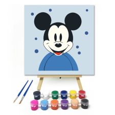 Számfestő.hu Az egér - gyerek számfestő készlet – 20×20 cm (Keretre feszítve) kreatív és készségfejlesztő