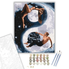 Számfestő.hu Az univerzum vonzása - számfestő készlet – 80×100 cm (Keretre feszítve) kreatív és készségfejlesztő